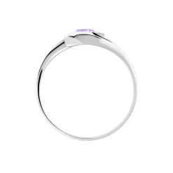 Histoire d'Or Bague Tiphaine Or Blanc Amethyste