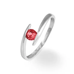 Histoire d'Or Bague Tiphaine Or Blanc Rubis