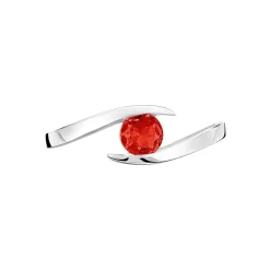 Histoire d'Or Bague Tiphaine Or Blanc Rubis