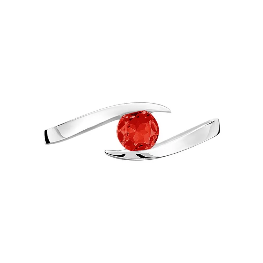 Histoire d'Or Bague Tiphaine Or Blanc Rubis