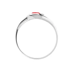 Histoire d'Or Bague Tiphaine Or Blanc Rubis