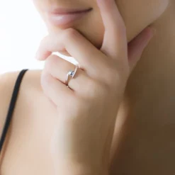 Histoire d'Or Bague Tiphaine Or Blanc Rubis