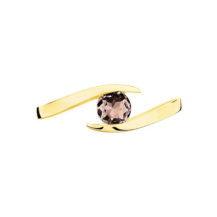 Histoire d'Or Bague Tiphaine Or Jaune Quartz
