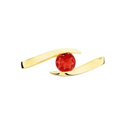 Histoire d'Or Bague Tiphaine Or Jaune Rubis