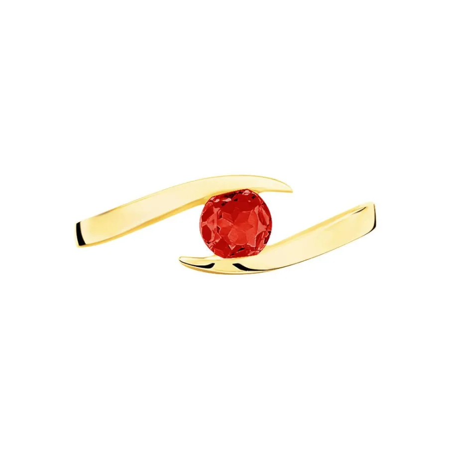 Histoire d'Or Bague Tiphaine Or Jaune Rubis