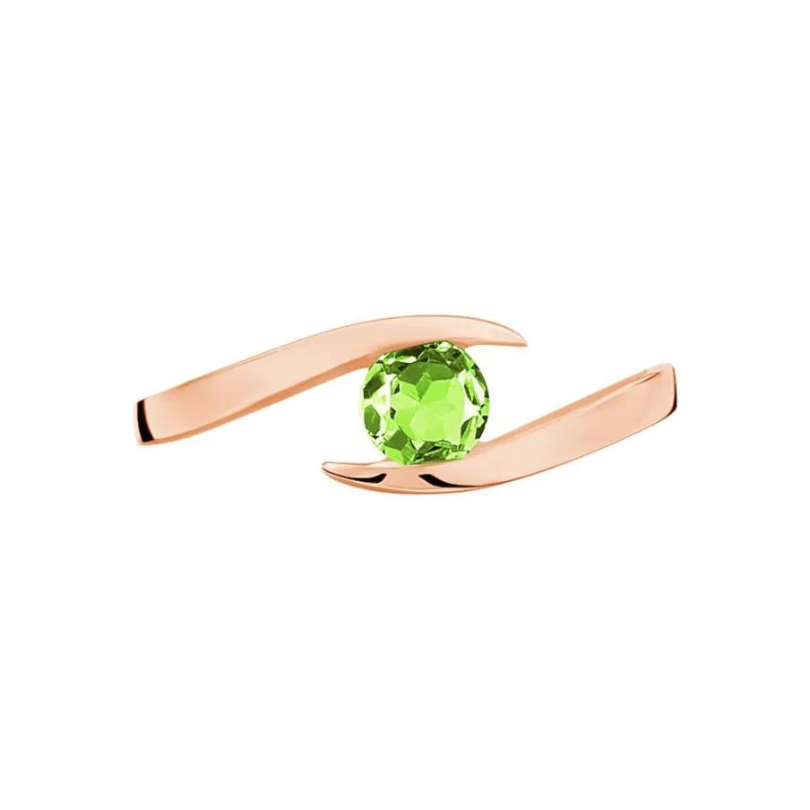 Histoire d'Or Bague Tiphaine Or Rose Péridot