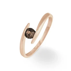 Histoire d'Or Bague Tiphaine Or Rose Quartz