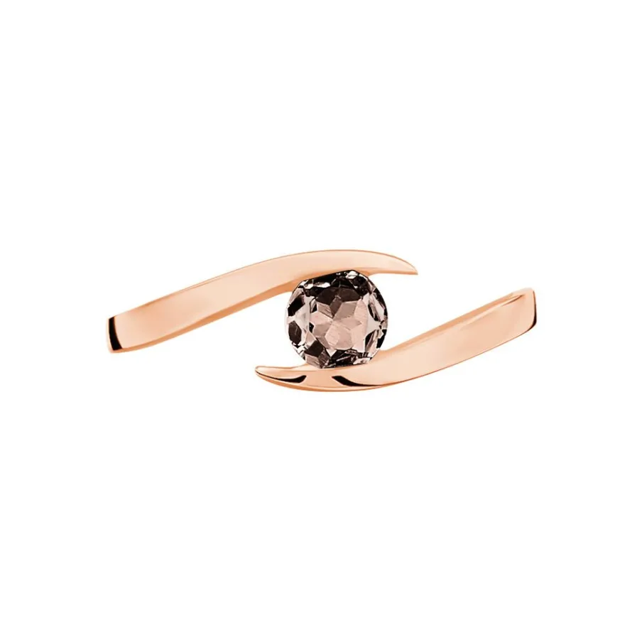 Histoire d'Or Bague Tiphaine Or Rose Quartz