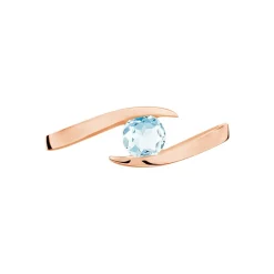 Histoire d'Or Bague Tiphaine Or Rose Topaze