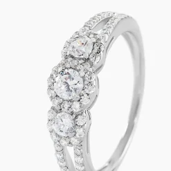 Bague Titemae Argent Blanc Oxyde De Zirconium-Histoire d'Or Best