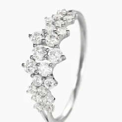 Histoire d'Or Bague Tokyo Or Blanc Oxyde De Zirconium