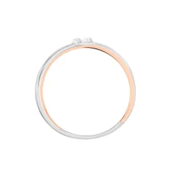 Histoire d'Or Bague Tonnia Or Bicolore Diamant
