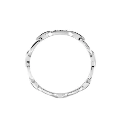 Bague Trait D'union Argent Blanc Oxyde De Zirconium-Histoire d'Or Hot