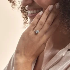 Bague Trick Or Blanc Topaze Et Oxyde-Histoire d'Or Hot