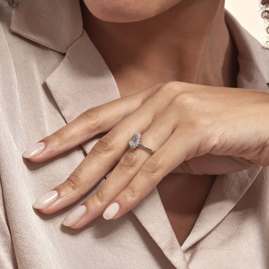 Bague Trick Or Blanc Topaze Et Oxyde-Histoire d'Or Hot