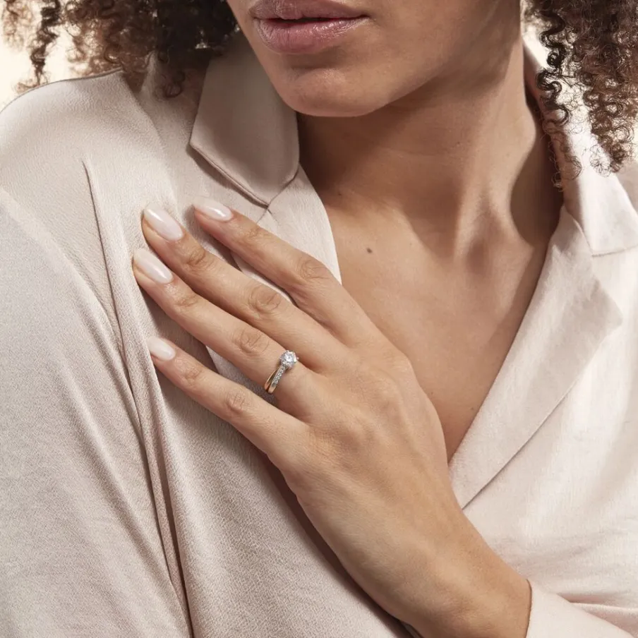 Histoire d'Or Bague Trick Or Jaune Amethyste Et Oxyde