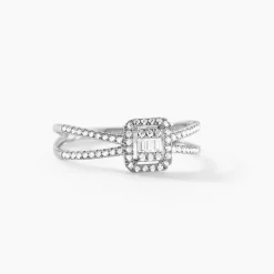 Bague Twila Or Blanc Oxyde De Zirconium-Histoire d'Or Best