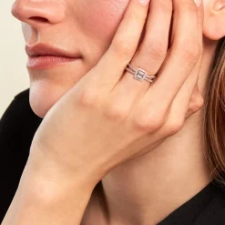 Bague Twila Or Blanc Oxyde De Zirconium-Histoire d'Or Best