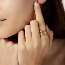 Bague Tyfene Plaqué Or Jaune-Histoire d'Or Best