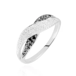 Bague Vahide Or Blanc Diamant-Histoire d'Or New