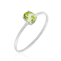 Histoire d'Or Bague Valentino Or Blanc Péridot