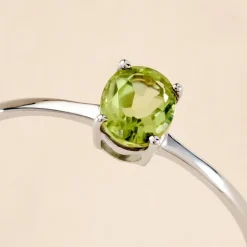 Histoire d'Or Bague Valentino Or Blanc Péridot