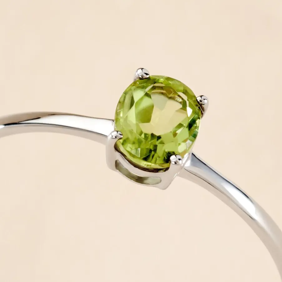 Histoire d'Or Bague Valentino Or Blanc Péridot