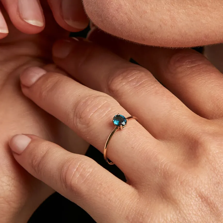 Bague Valentino Or Jaune Topaze-Histoire d'Or Hot