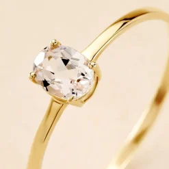 Histoire d'Or Bague Valentino Or Jaune Quartz
