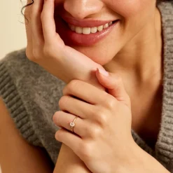 Histoire d'Or Bague Valentino Or Jaune Quartz