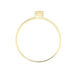 Histoire d'Or Bague Valentino Or Jaune Citrine