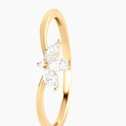 Bague Valkyries Or Jaune Diamant Synthétique-Histoire d'Or Online