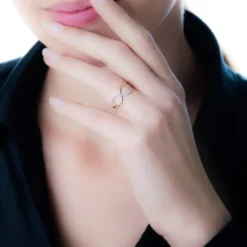 Histoire d'Or Bague Varina Or Blanc Diamant