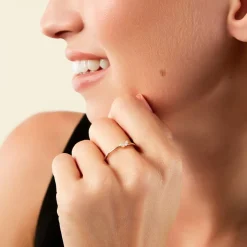 Histoire d'Or Bague Velvela Or Jaune Diamant Synthétique