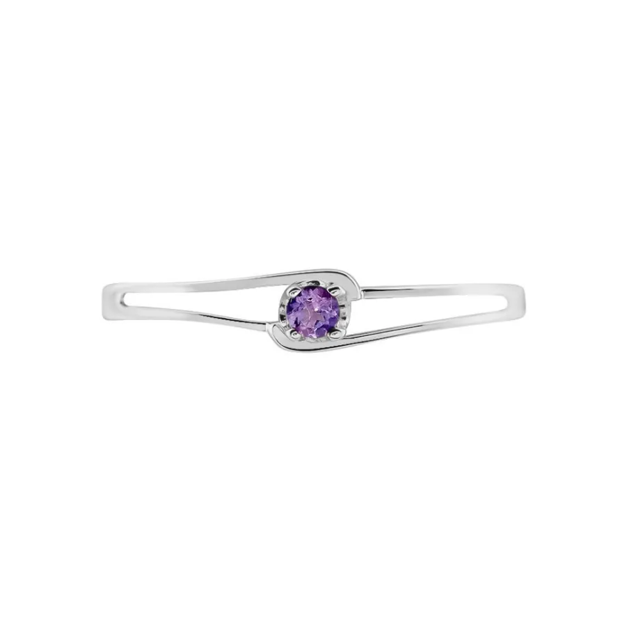 Histoire d'Or Bague Veroucha Or Blanc Amethyste