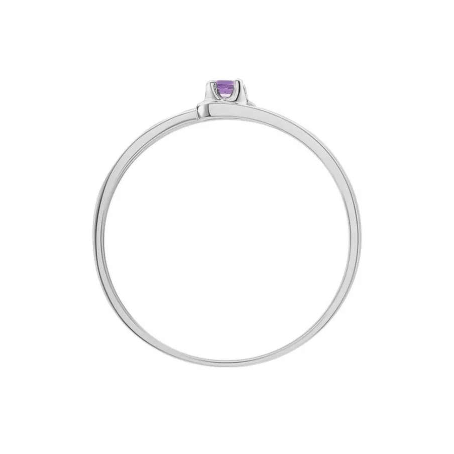Histoire d'Or Bague Veroucha Or Blanc Amethyste