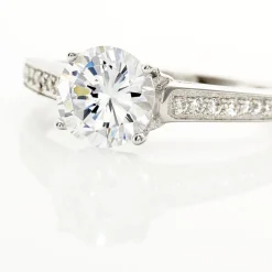 Histoire d'Or Bague Viky Argent Blanc Oxyde De Zirconium