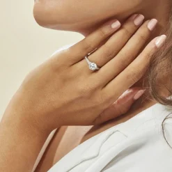 Histoire d'Or Bague Viky Argent Blanc Oxyde De Zirconium