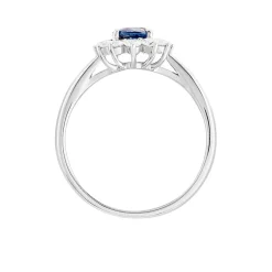 Histoire d'Or Bague Vladimir Or Blanc Saphir Diamants