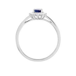 Bague Vladimir Or Blanc Saphir Diamants-Histoire d'Or Hot