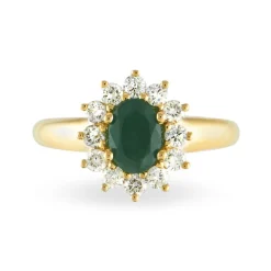 Histoire d'Or Bague Vladimir Or Jaune Emeraude Et Diamant