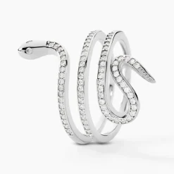 Histoire d'Or Bague Wesley Argent Blanc Oxydes De Zirconium