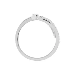 Histoire d'Or Bague Wesley Argent Blanc Oxydes De Zirconium