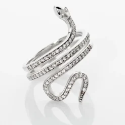 Histoire d'Or Bague Wesley Argent Blanc Oxydes De Zirconium