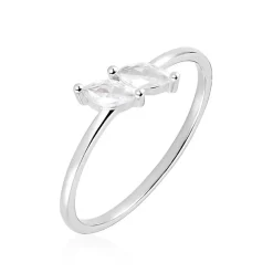 Histoire d'Or Bague Winter Sweetness Argent Blanc Oxyde De Zirconium