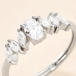 Bague Winter Sweetness Argent Blanc Oxyde De Zirconium-Histoire d'Or Online