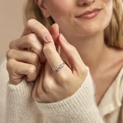 Bague Winter Sweetness Argent Blanc Oxyde De Zirconium-Histoire d'Or Online