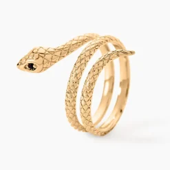 Bague Yasha Plaqué Or Jaune Spinelle Synthétique-Histoire d'Or New