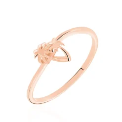 Histoire d'Or Bague Zenia Argent Rose