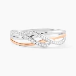 Histoire d'Or Bague Zinna Or Bicolore Diamant